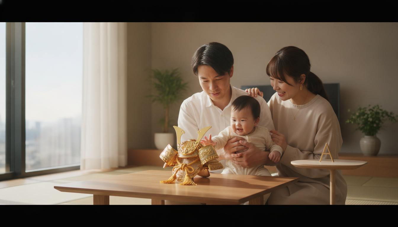 健やかな成長を願う想いを込めた、兜飾りが共に人生を歩む「お守り」となりますように。