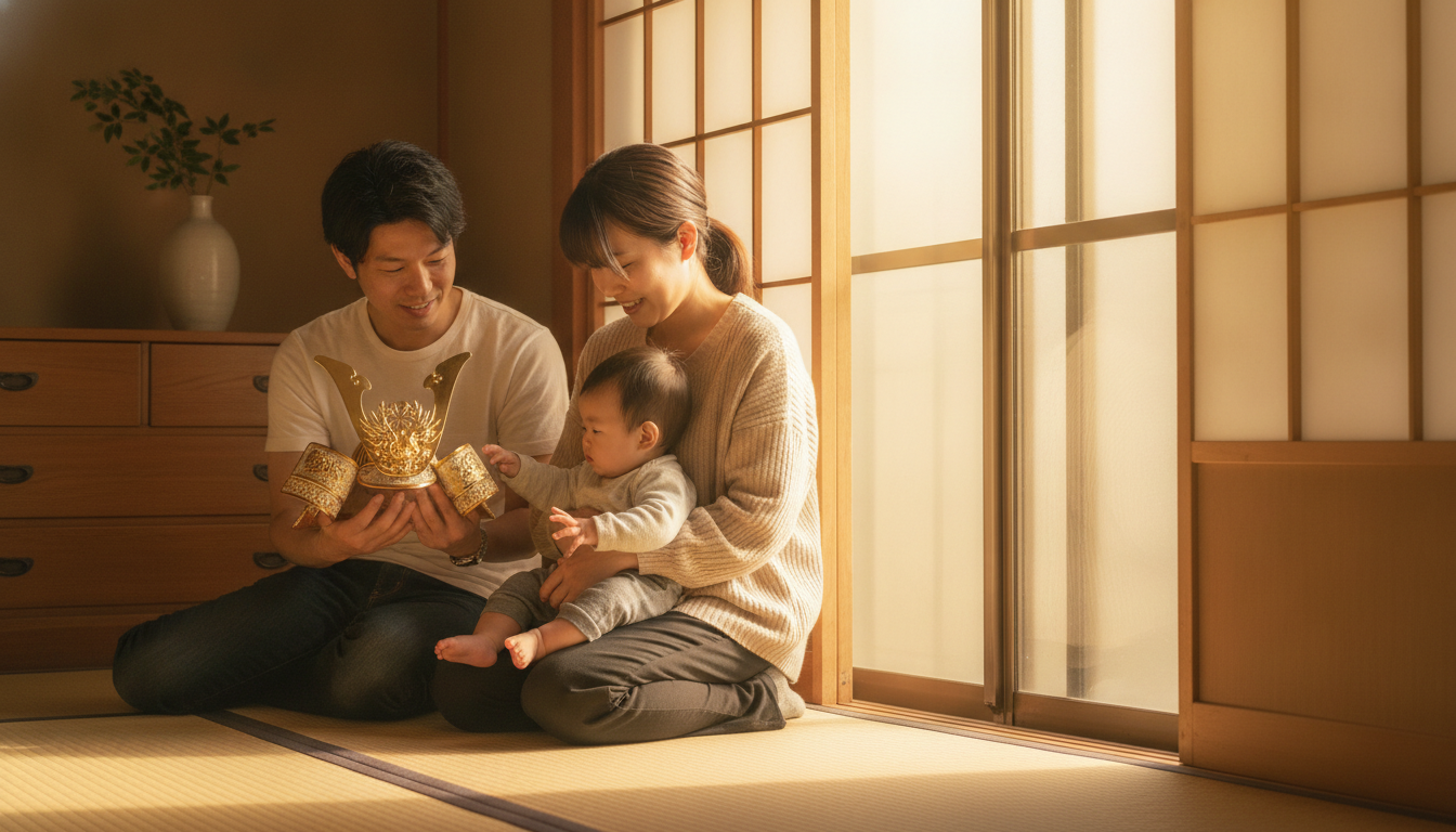 健やかな成長を願う想いを込めた、兜飾りが共に人生を歩む「お守り」となりますように。